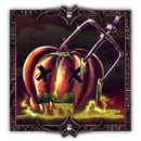 Uncle Pumpkinhead's pitchfork - Uncle Pumpkinhead, who only arises during the shortest and darkest days of the year, tried to take your life - but your skilled reflexes, your strength and your combat experience just turned the old scarecrow into kindling. Uncle Pumpkinhead's pitchfork - Uncle Pumpkinhead, who only arises during the shortest and darkest days of the year, tried to take your life - but your skilled reflexes, your strength and your combat experience just turned the old scarecrow into kindling.